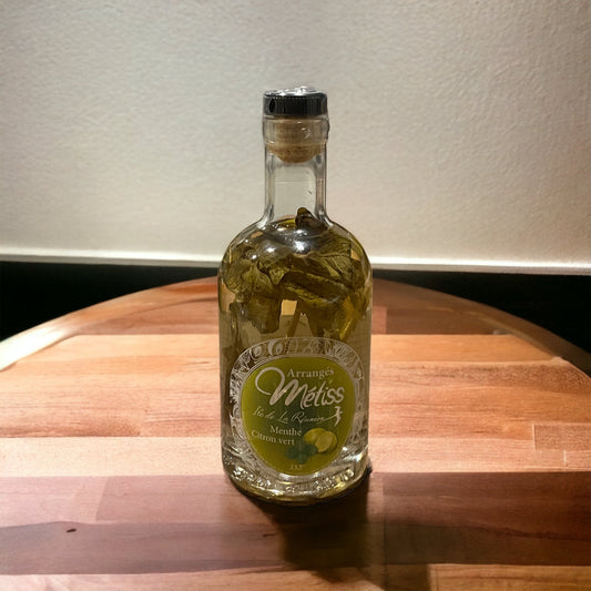 Rhum Métiss - Arrangés Menthe et citron vert, 35cl