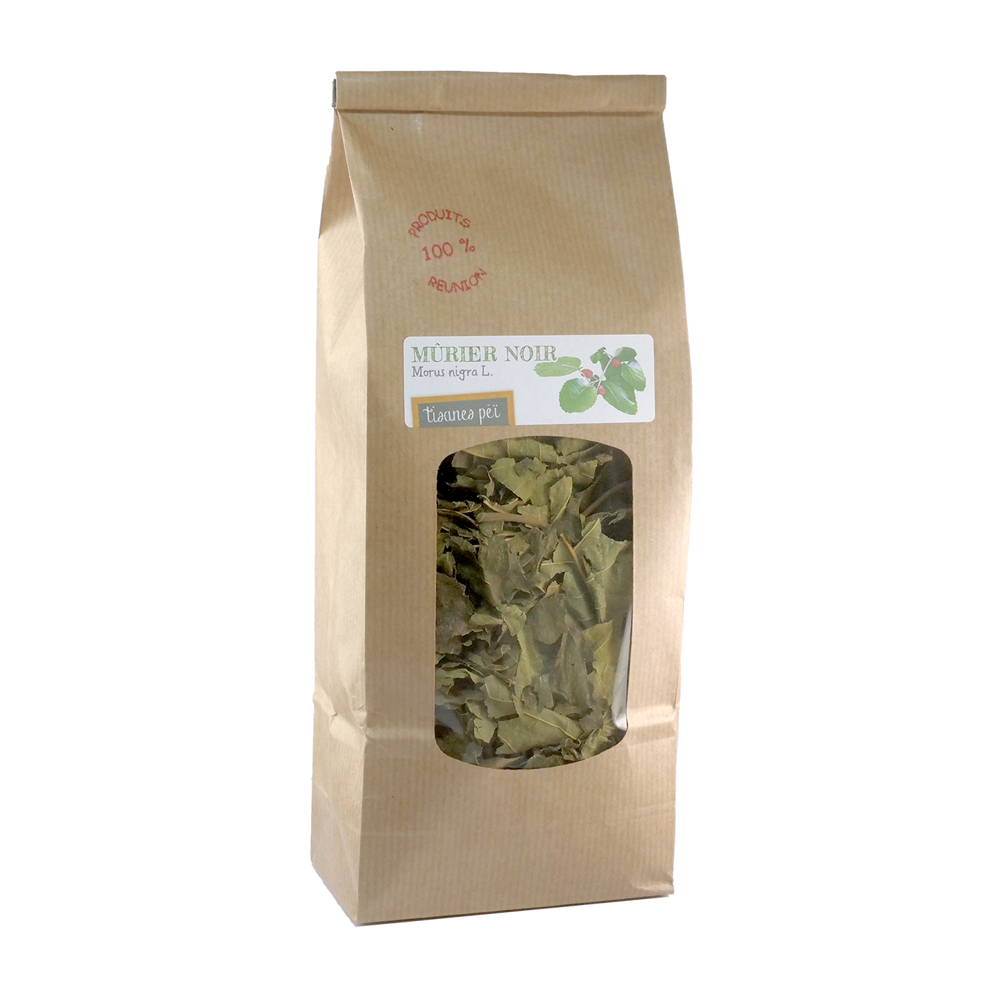 Tisanes de Bourbon - Mûrier noir, feuilles séchées, 40g