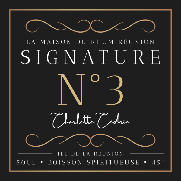 Signature Rum No. 3, 50 cl