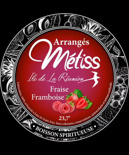 Rhum Métiss - Arrangés Fraise et framboise, 35cl