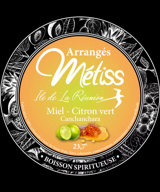 Rhum Métiss - Arrangés miel et citron vert, 35cl