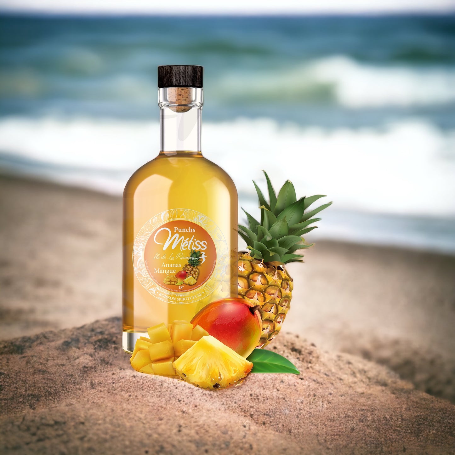 Punch Pineapple Victoria Mango, 35 cl