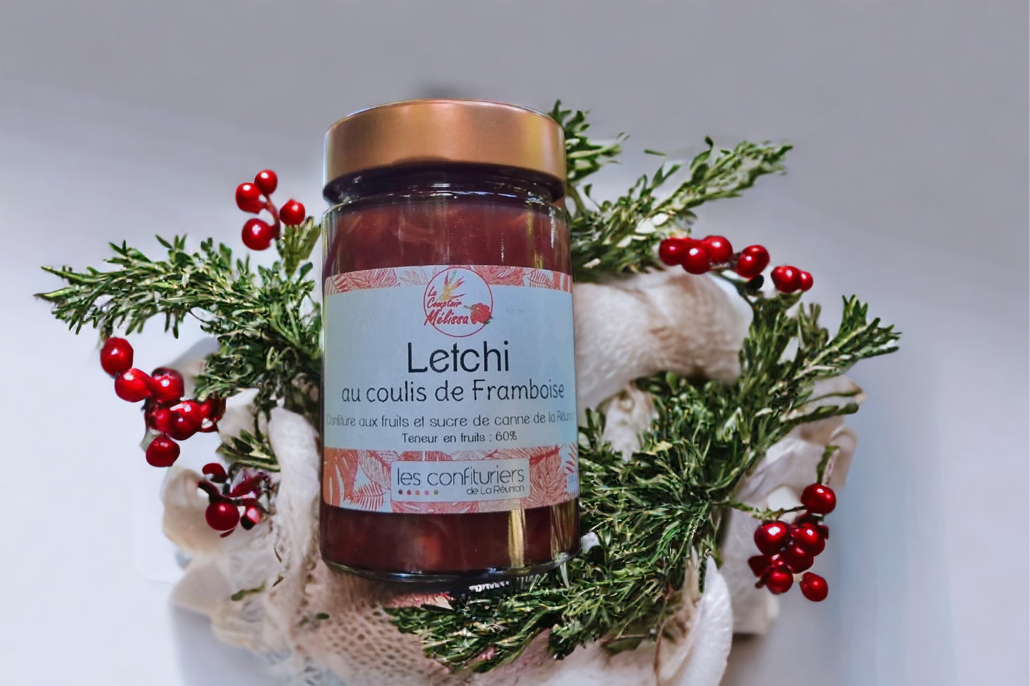 🥇🥇Extra Letchi Jam with Raspberry coulis / limited edition, 230g